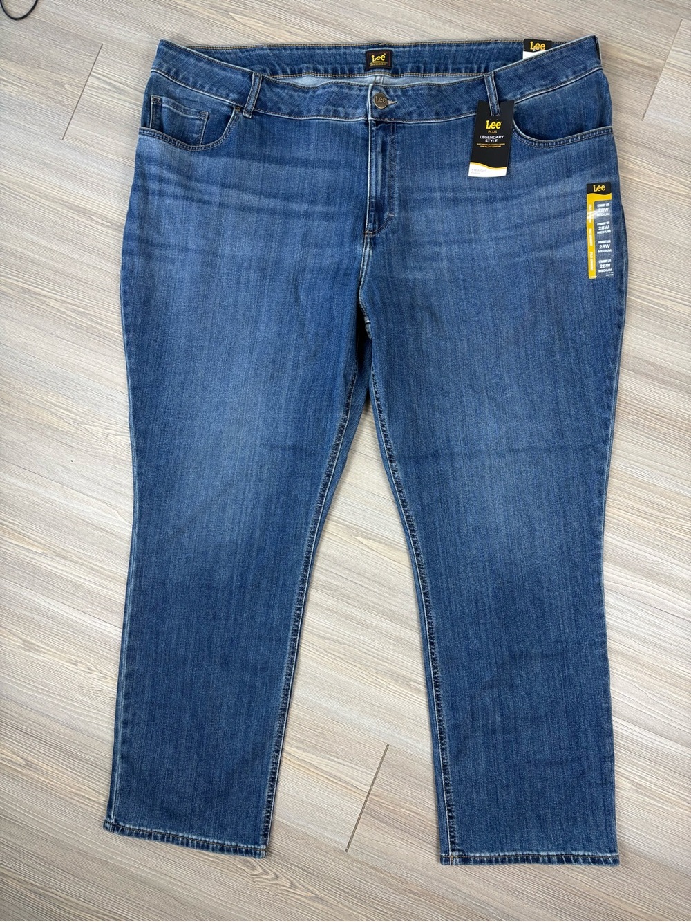 Lee Women’s Dark Blue Straight Leg Mid Rise